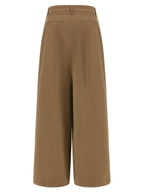 THELATEST Brown Cotton Mini Skirt