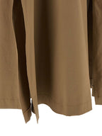 THELATEST Brown Cotton Mini Skirt