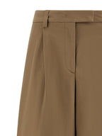 THELATEST Brown Cotton Casual Pants
