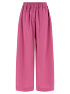 THELATEST Fuchsia Cotton Casual Pants