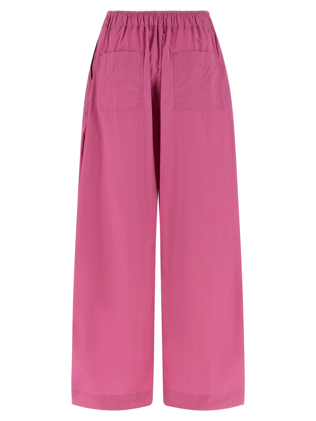 THELATEST Fuchsia Cotton Casual Pants