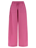 THELATEST Fuchsia Cotton Casual Pants