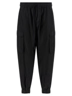 Thom Krom Black Organic Cotton Cargo Pants