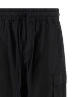 Thom Krom Black Organic Cotton Cargo Pants