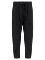Thom Krom Black Cotton Athletic Pants