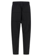 Thom Krom Black Cotton Athletic Pants