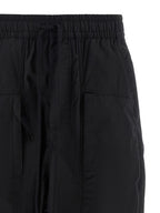 Black Cotton Casual Pants