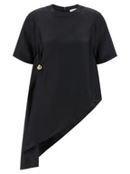 Loulou De Saison Black Silk Blouse