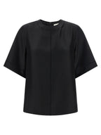 Loulou De Saison Black Silk Shirt