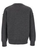 Ami Paris Gray Wool Cardigan