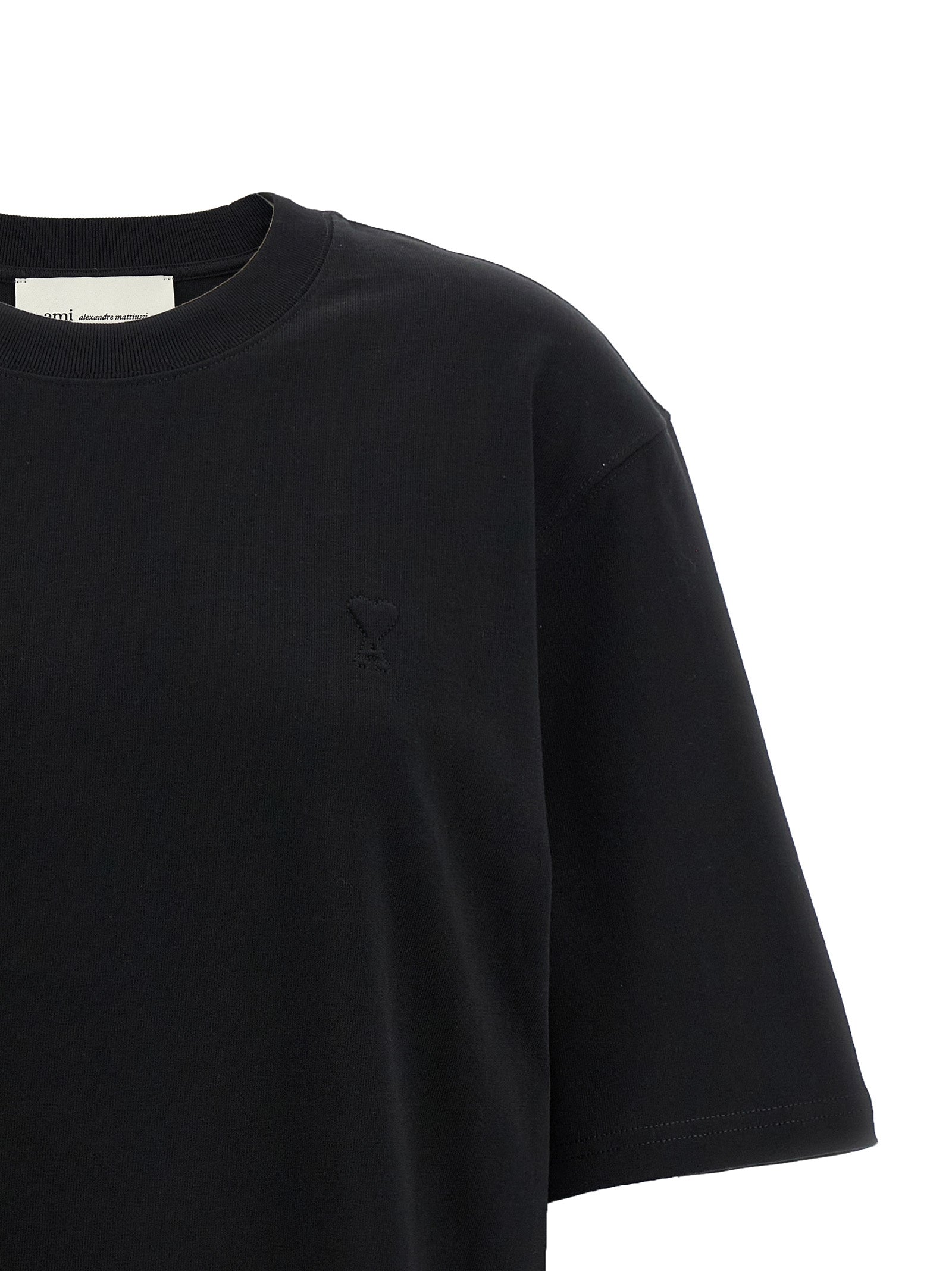 Black Cotton T-Shirt