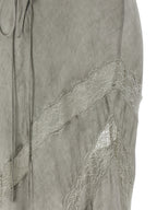 The Andamane Gray Viscose Long Dress