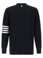 Thom Browne Blue Cotton Cardigan