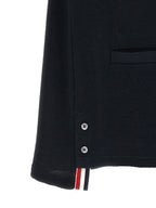 Thom Browne Blue Cotton Cardigan
