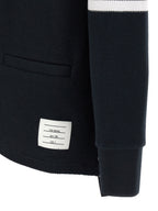 Thom Browne Blue Cotton Cardigan