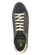 Brunello Cucinelli Gray Calfskin Sneakers