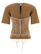 Giuseppe Di Morabito Brown Viscose T-Shirt