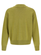Ami Paris Bicolor Wool Cardigan
