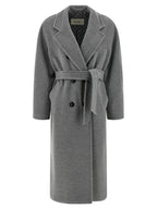 Max Mara Gray Virgin Wool Coat