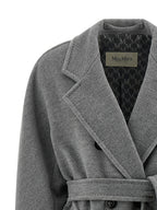 Max Mara Gray Virgin Wool Coat