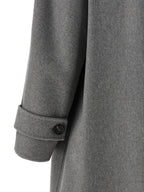 'S Max Mara Gray Virgin Wool Coat