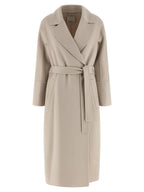 'S Max Mara Beige Virgin Wool Coat