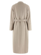 'S Max Mara Beige Virgin Wool Coat