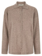 'S Max Mara Beige Wool Cardigan