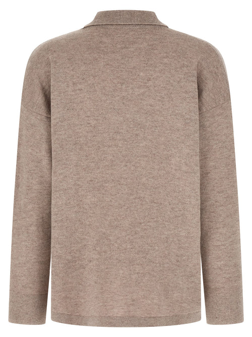 'S Max Mara Beige Wool Cardigan