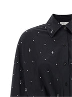Black Cotton Short Dress