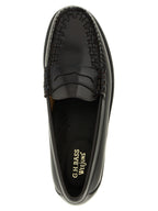 G.H. BASS Brown Cowhide Slip-On Loafers
