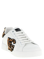 Brown Calfskin Low Top Sneakers