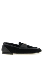 Black Calfskin Slip-On Loafers