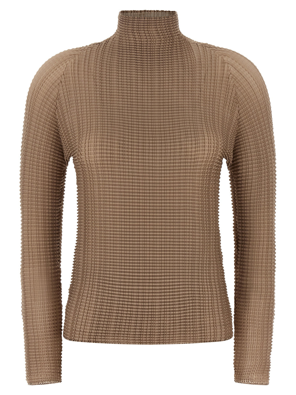 Beige Polyester Blouse