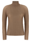 Beige Polyester Blouse