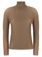 Beige Polyester Blouse