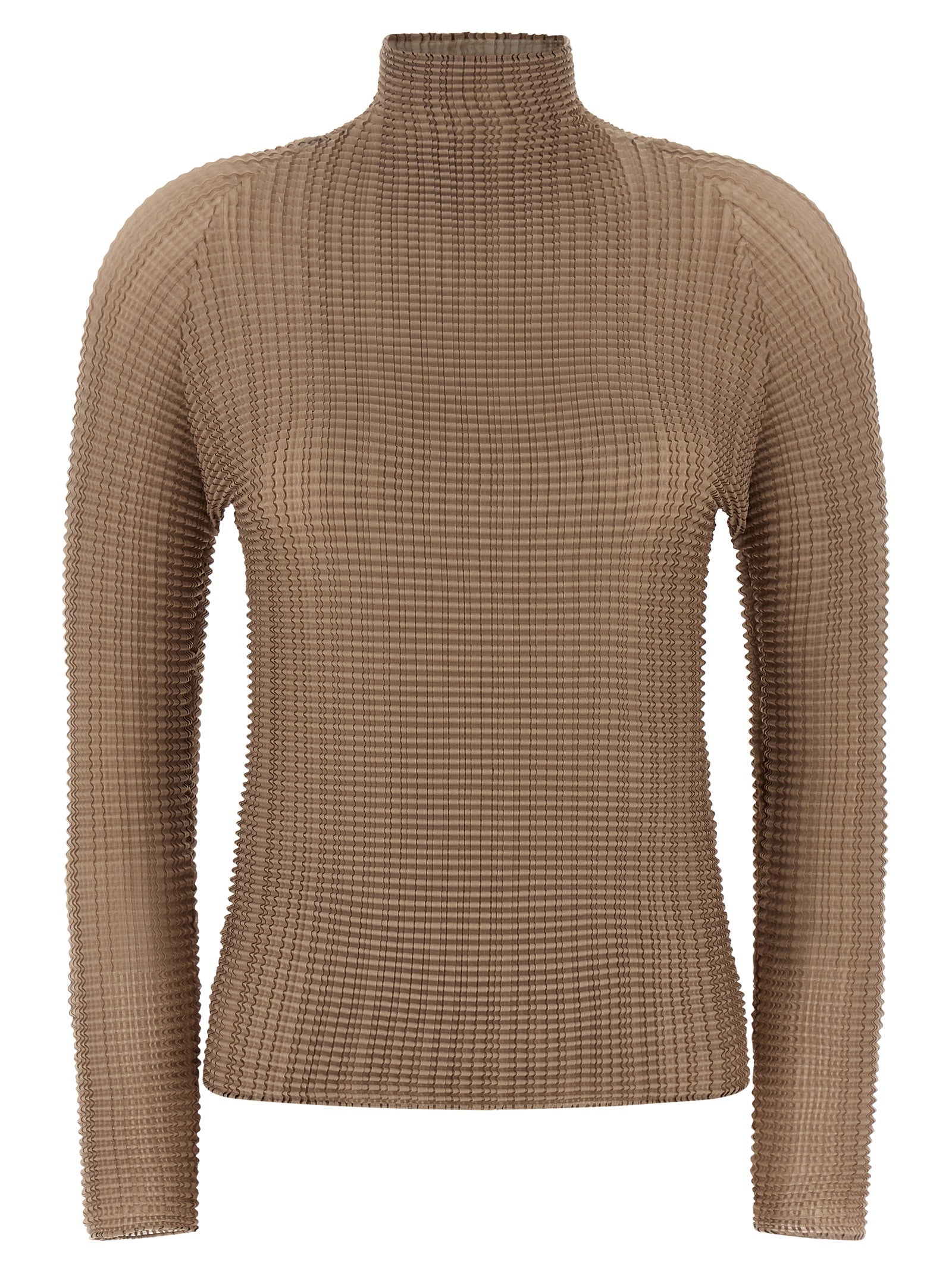 Beige Polyester Blouse
