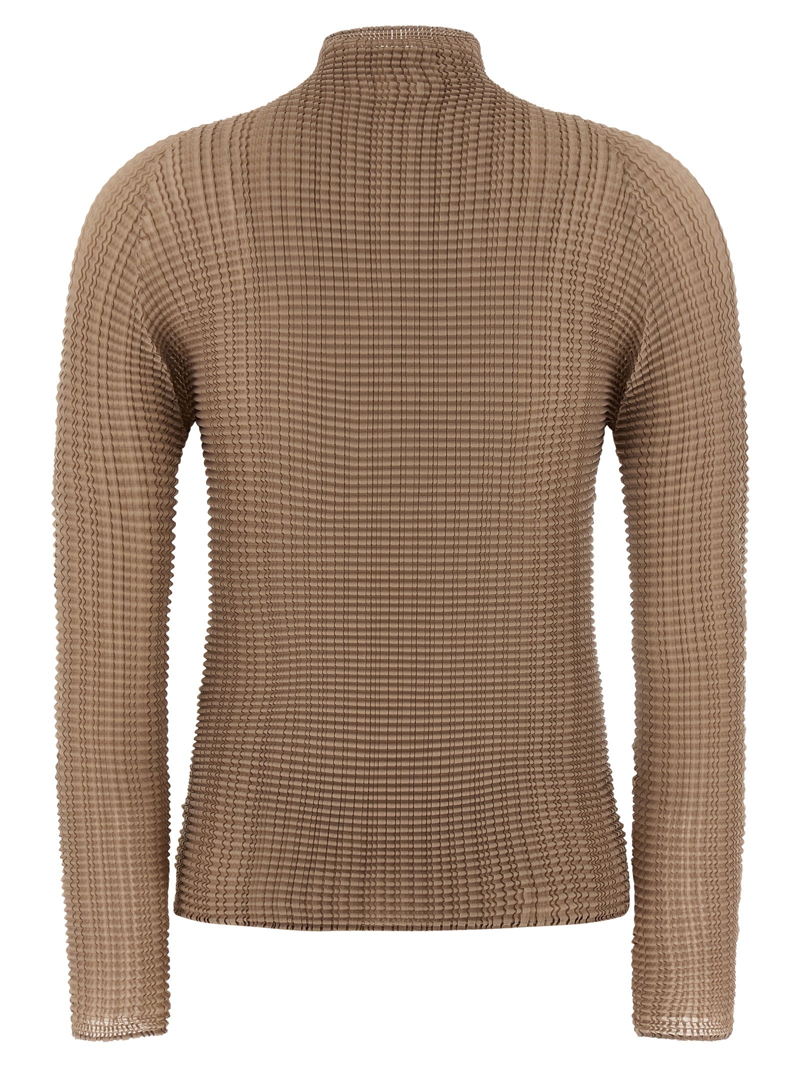 Beige Polyester Blouse