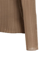 Beige Polyester Blouse