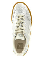 Veja Silver Genuine Leather Sneakers