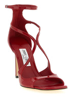 Jimmy Choo Multicolor Leather Stiletto Heel Sandals
