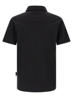 Philipp Plein Black Cotton Polo Shirt
