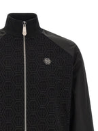 Philipp Plein Black Cotton Sweatshirt