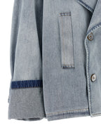 MM6 Maison Margiela Blue Cotton Denim Jacket