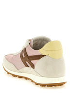 Hogan Multicolor Cotton Athletic Sneakers