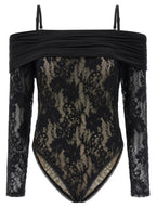 Zimmermann Black Polyamide Bodysuit