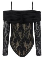 Zimmermann Black Polyamide Bodysuit