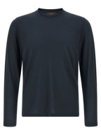 ZANONE Blue Cotton T-Shirt