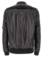 Rick Owens Black Nylon Bomber