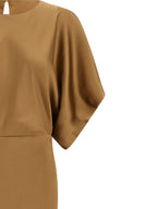 Norma Kamali Beige Polyester Long Dress